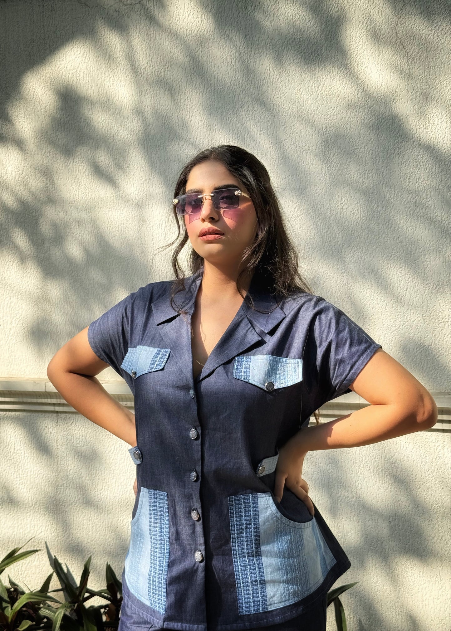 Denim Dial Blazer