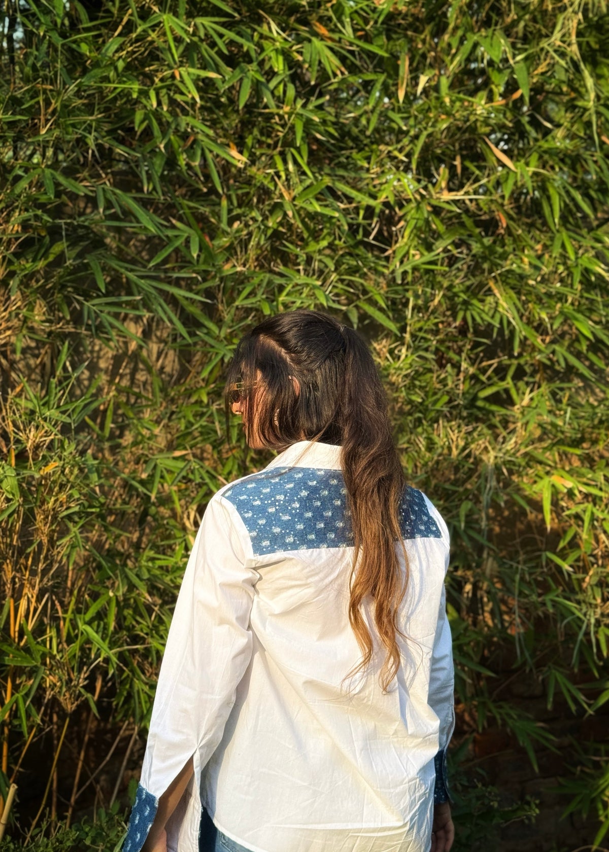 Denim Panel Play Shirt