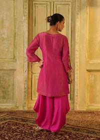 Rayana Fuchsia Pink Dhoti Kurta Set