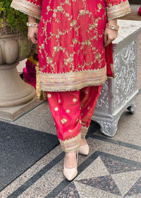 Ishita Bajaj x Laila Rust Choga Set