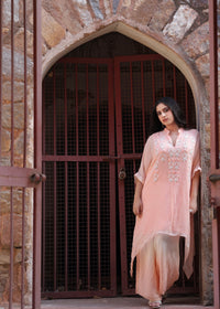 Khwaab Pink Ombré Kaftan Set