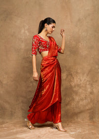 Ayrah Double Drape Saree Set