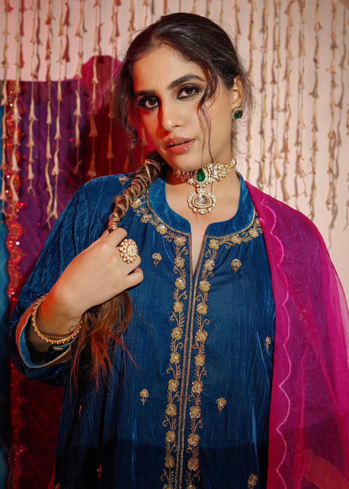 Deewani Velvet Kurta Set