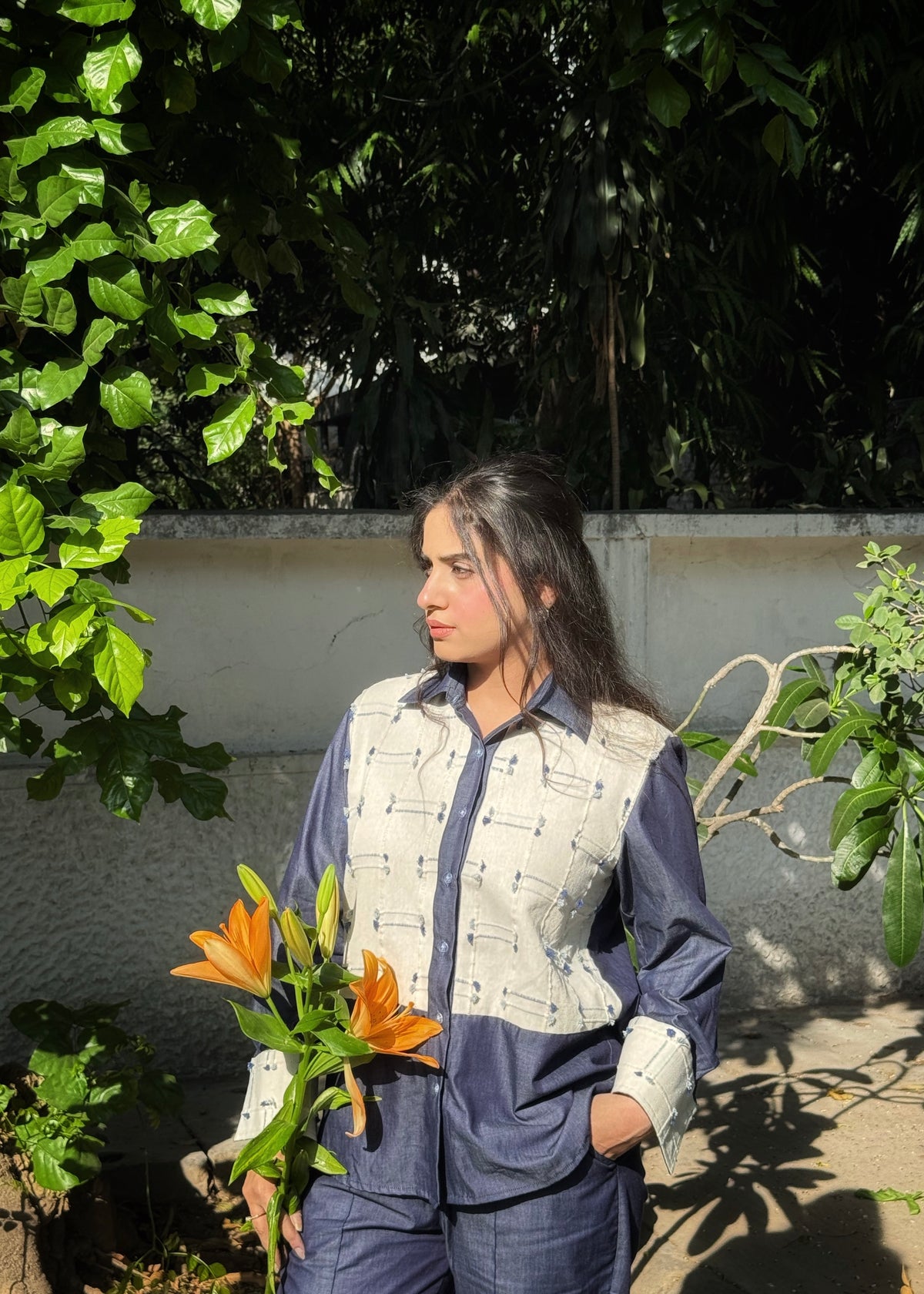 Dual Drift Denim Shirt