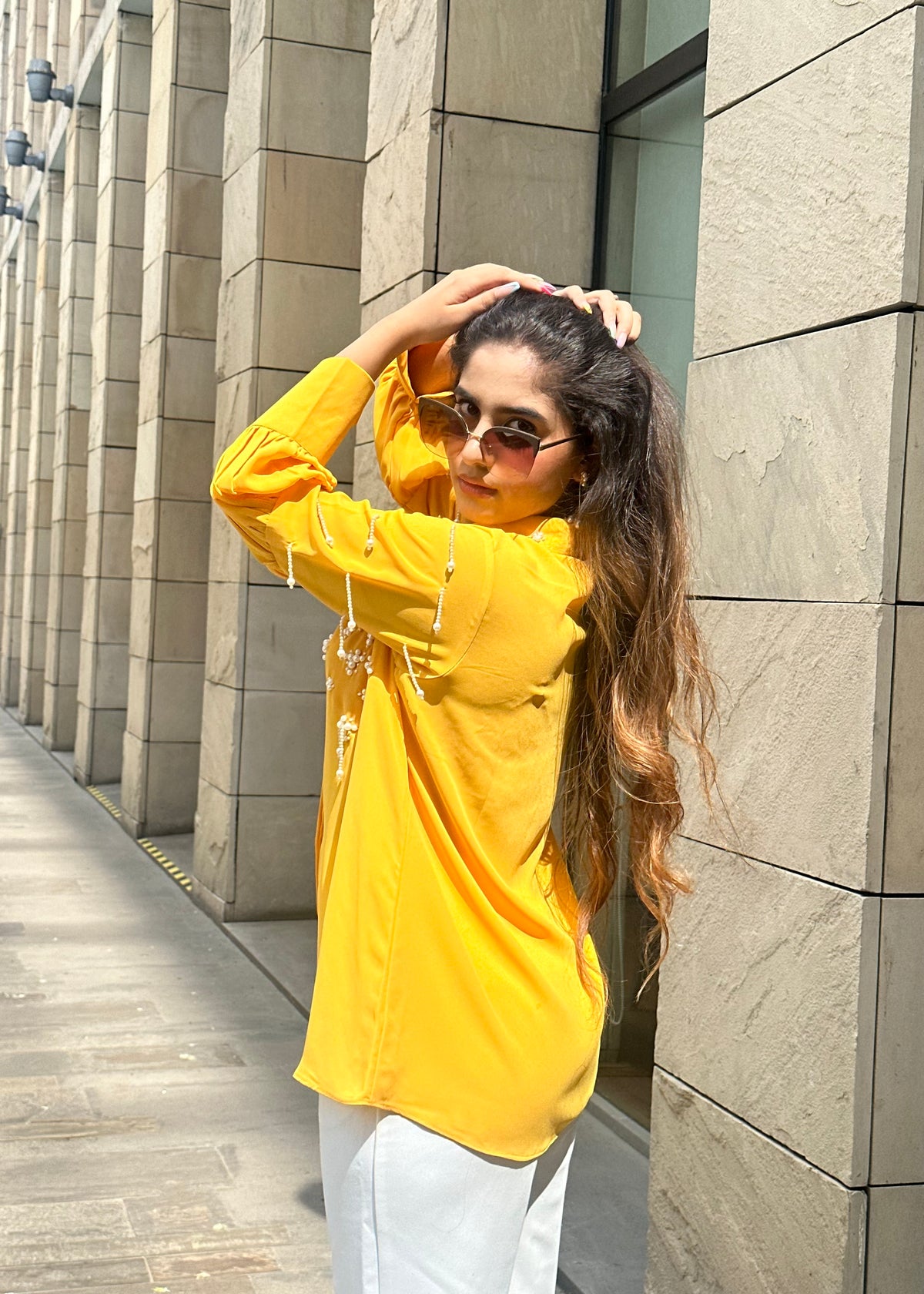 Golden Hour Yellow Dazzle Shirt