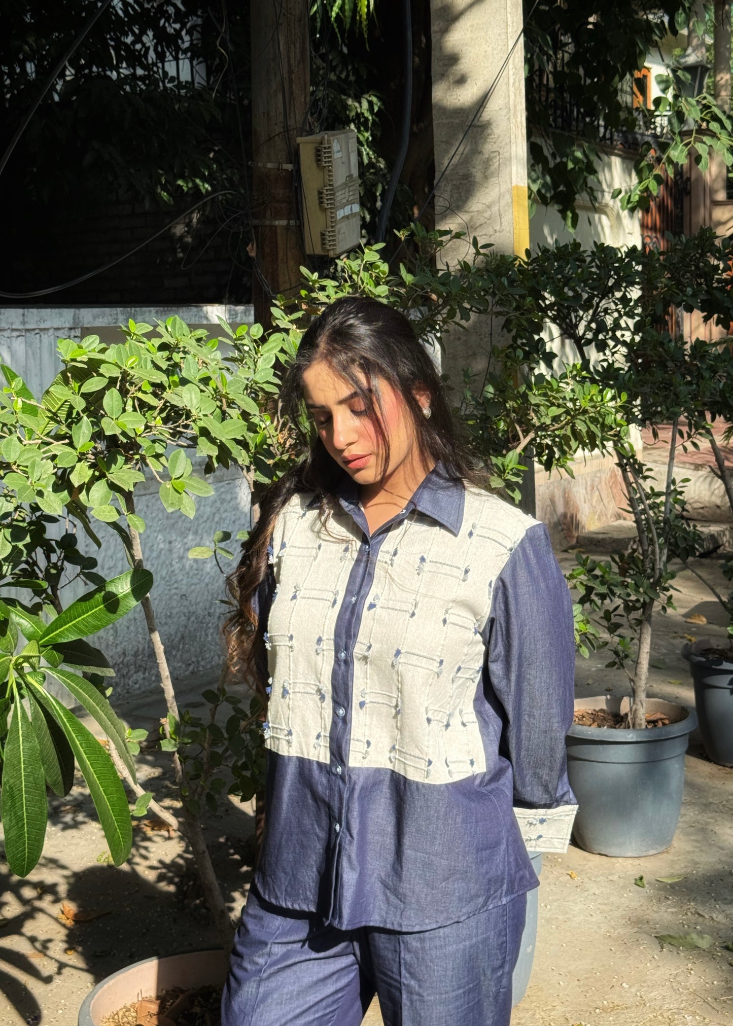 Dual Drift Denim Shirt