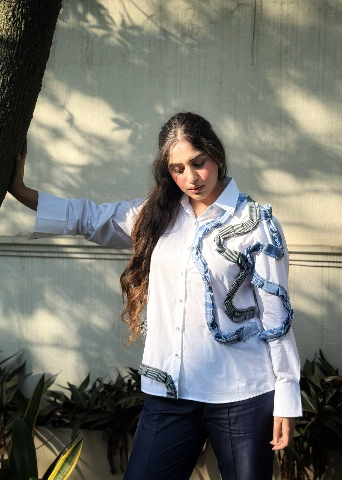 Triocinno Denim Waves Shirt