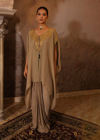 Namya Crushed Tissue Cape Drape Set