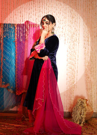 Haseena Silk Velvet Kurta Set