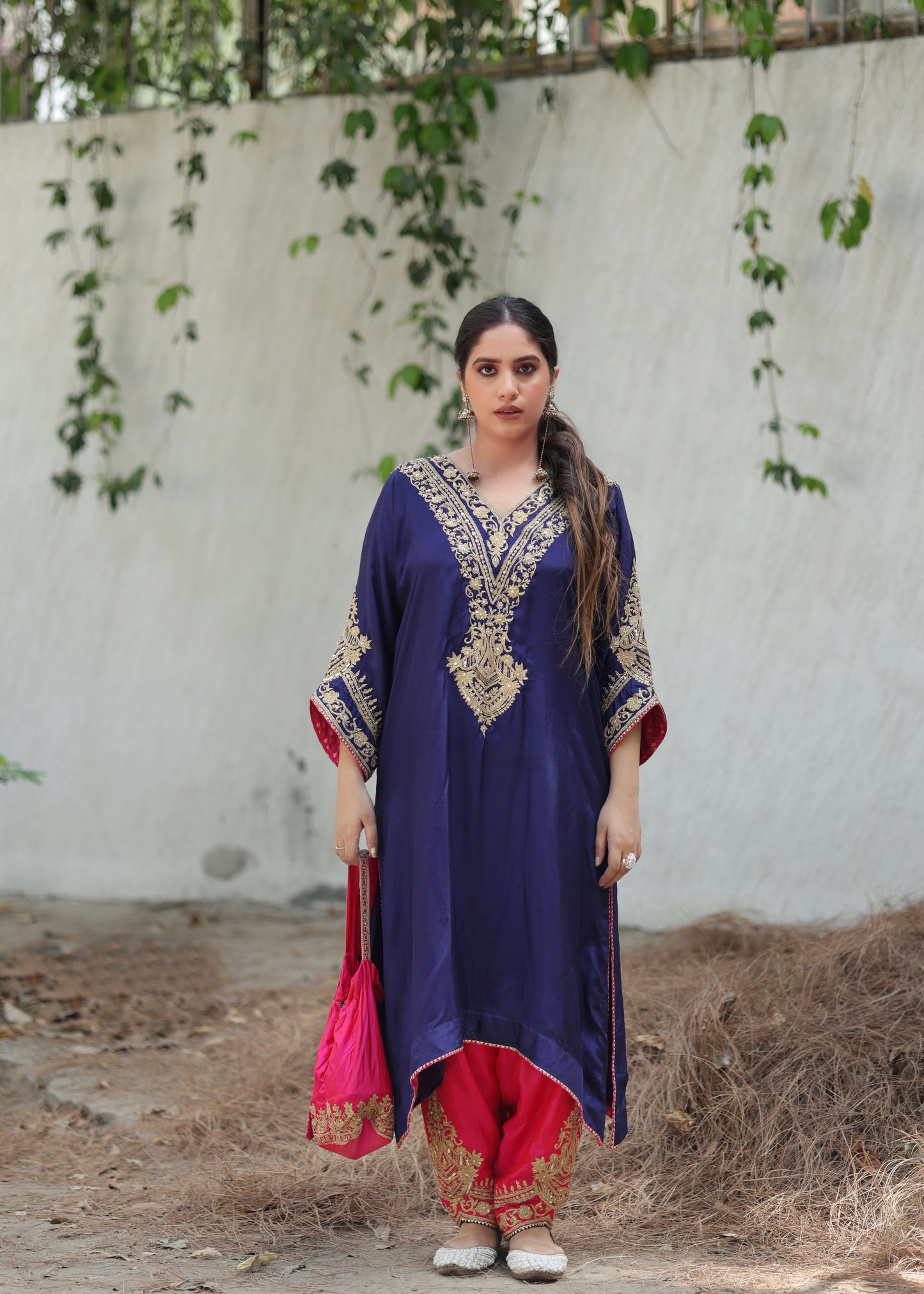 Chandni Purple Choga Set