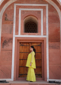 Jhalak Lime Green Anarkali Set