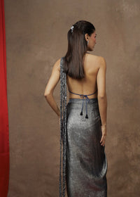 Naar Midnight Blue 2.0 Conceptual Drape Saree