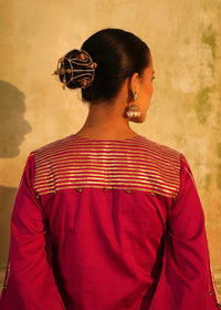 Iraaj Magenta Gota Kurta Set