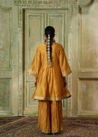 Vyara Mustard Yellow Anarkali Set
