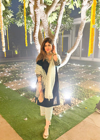 Varsha Dhingra x Banno Velvet Kurta Set