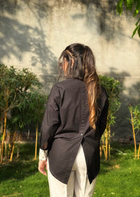 Shadow Stitch Waistcoat Shirt