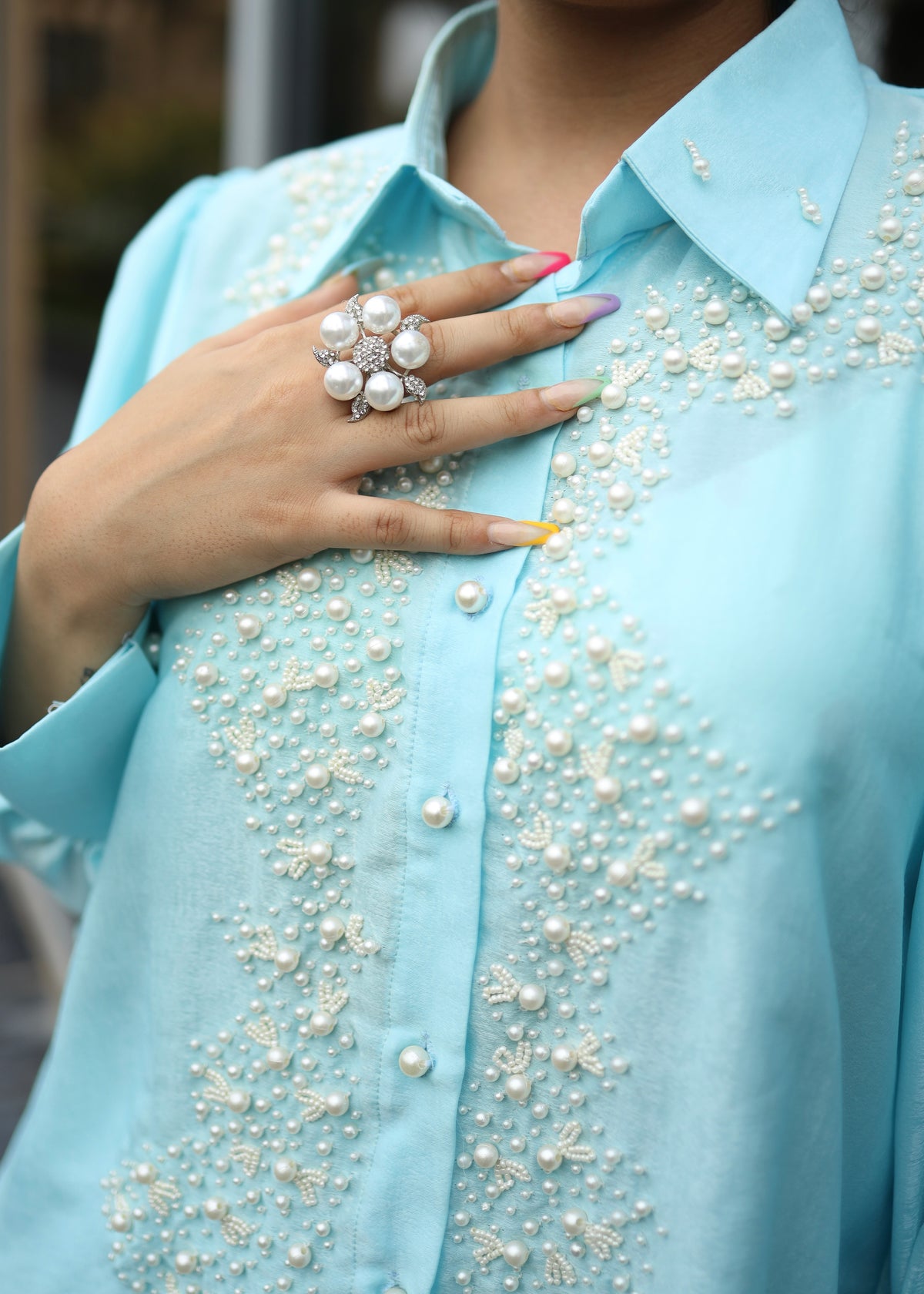 Kyrah Blue Co-ord Set