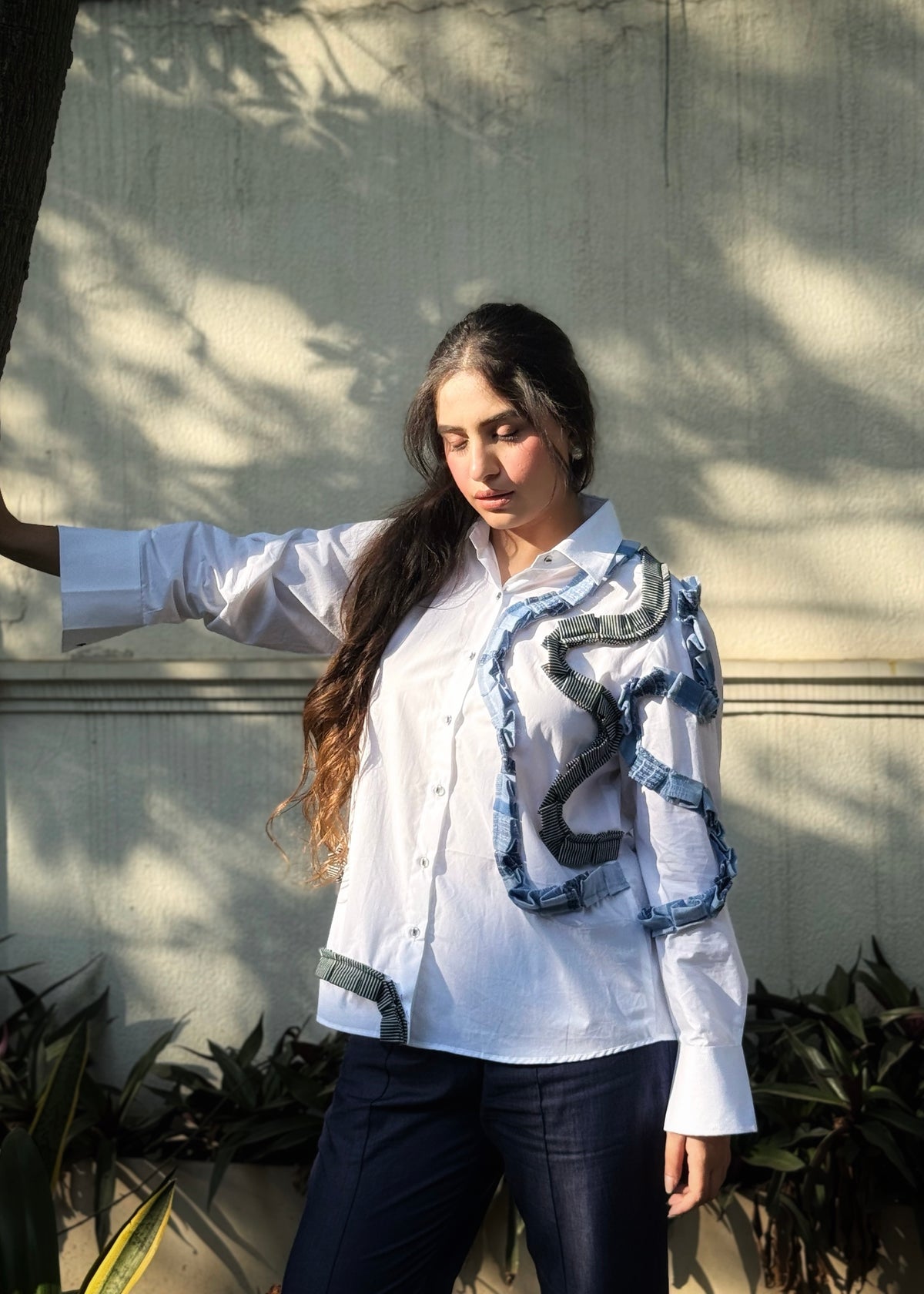 Triocinno Denim Waves Shirt