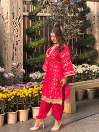 Ishita Bajaj x Gulabo Rani Pink Choga Set