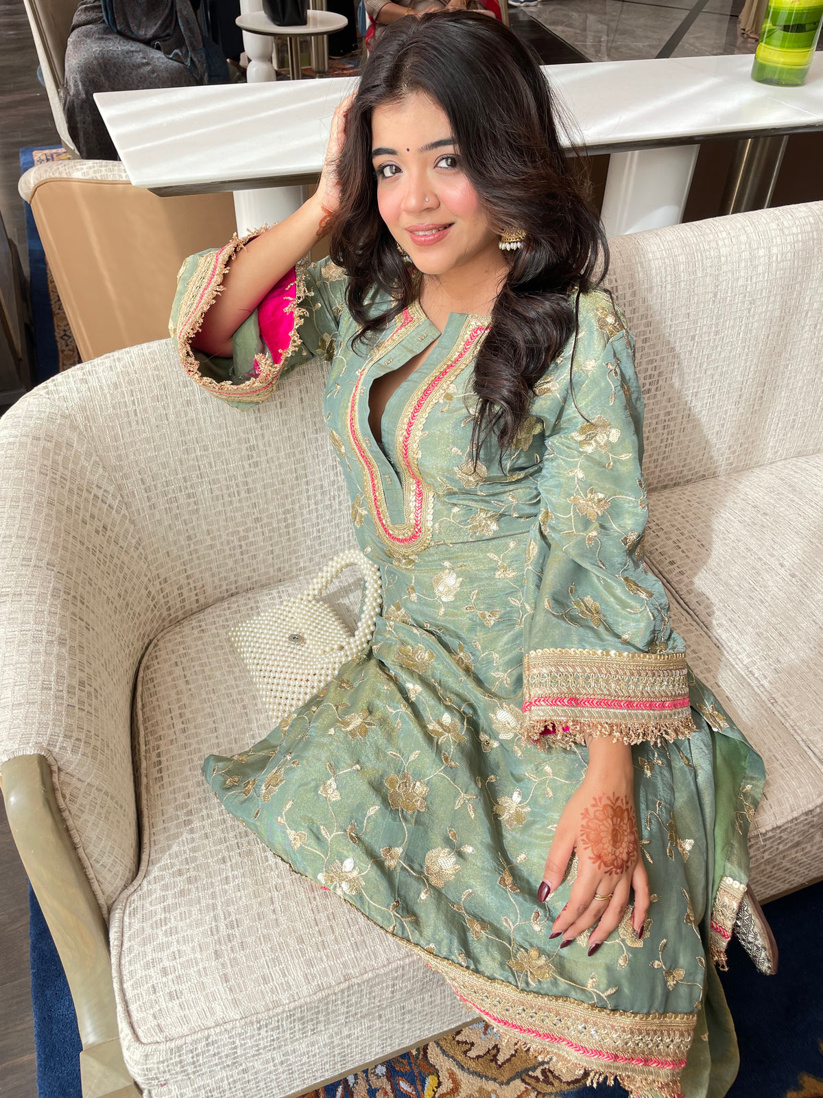 Gaurie Rohatgi x Rubab Green Choga