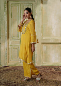 Akira Bright Yellow Kurta Set