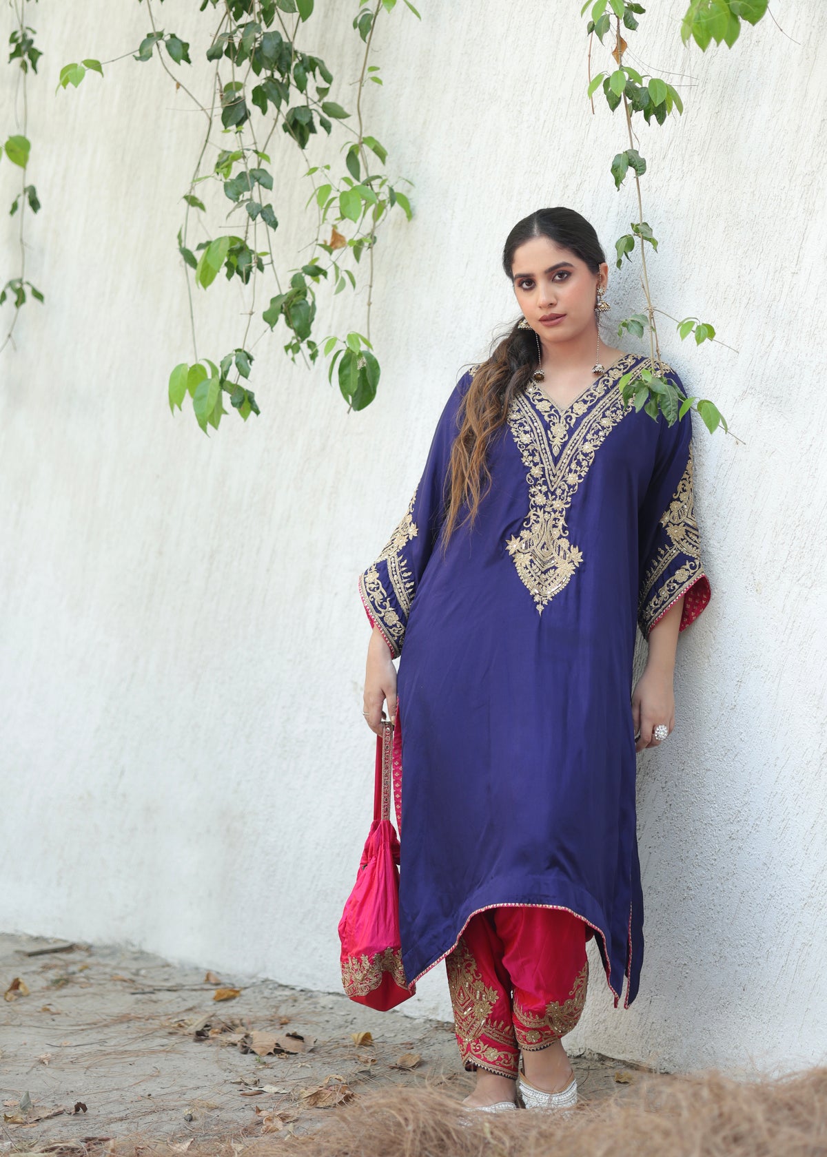 Chandni Purple Choga Set