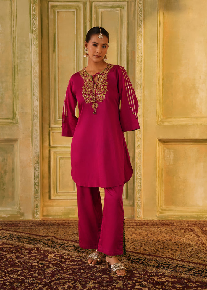 Iraaj Magenta Gota Kurta Set