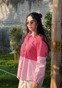 Stripes Switch Red Shirt