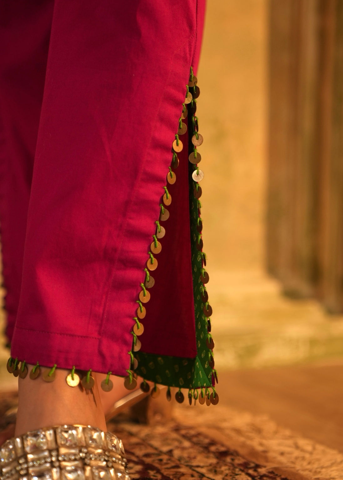 Iraaj Magenta Gota Kurta Set