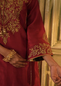 Arza Ruby Red Kurta Salwar Set