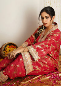 Laila Rust Choga Set