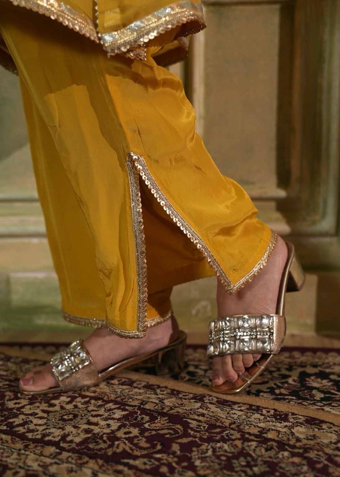 Akira Bright Yellow Kurta Set