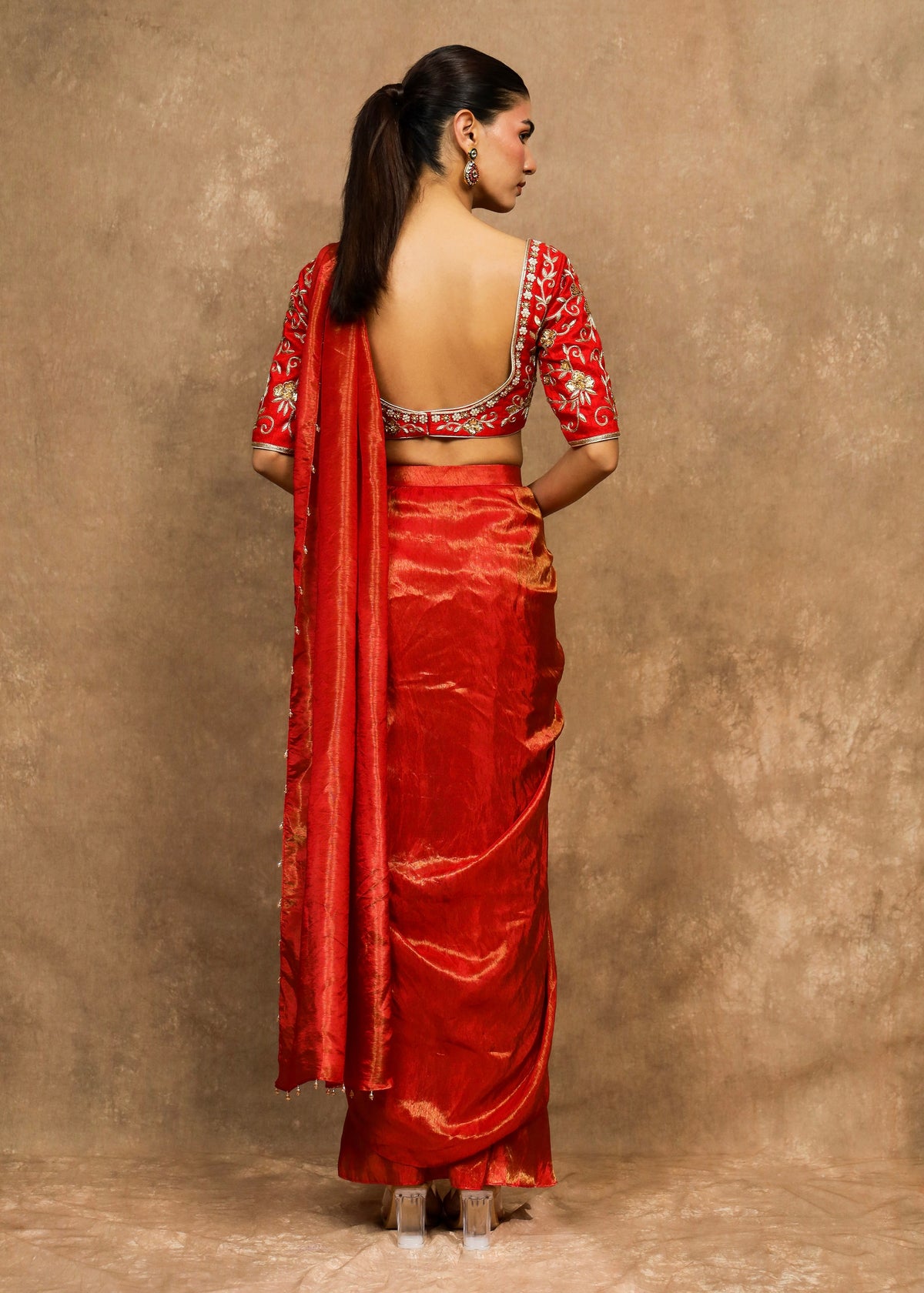 Ayrah Double Drape Saree Set