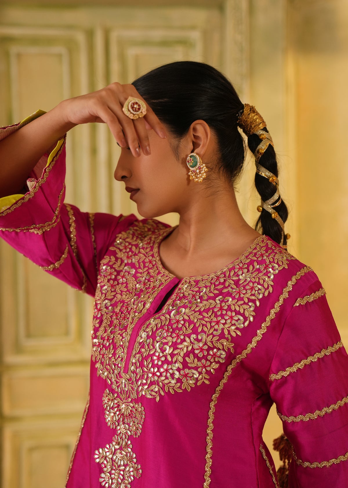 Aroha Rani Pink Kurta Set