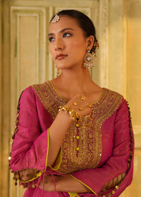 Rayana Fuchsia Pink Dhoti Kurta Set