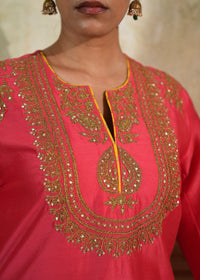 Niya Rose Pink Farshi Set
