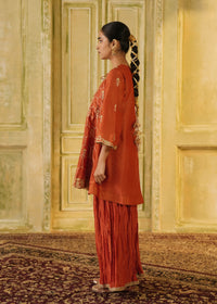 Anvaya Burnt Orange A-Line Kurta Set