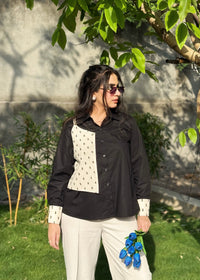 Shadow Stitch Waistcoat Shirt