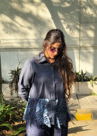 Inkcut Bloom Denim Co-ord Set