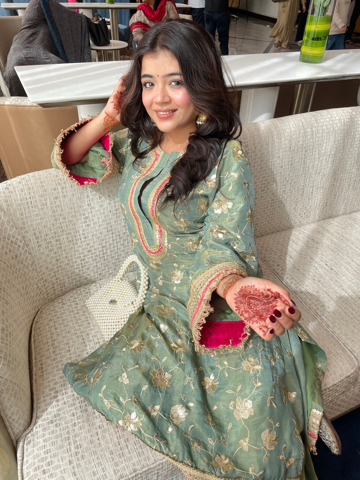 Gaurie Rohatgi x Rubab Green Choga