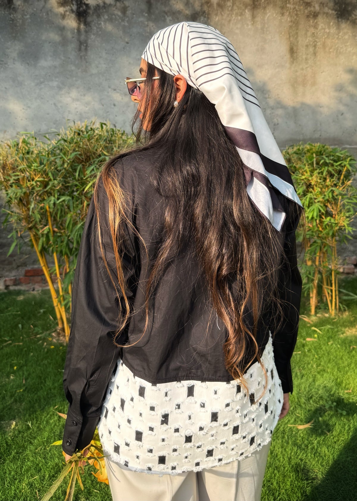 Raw Split Black Shirt