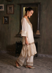 Maira Off-White Chanderi Kurta Set